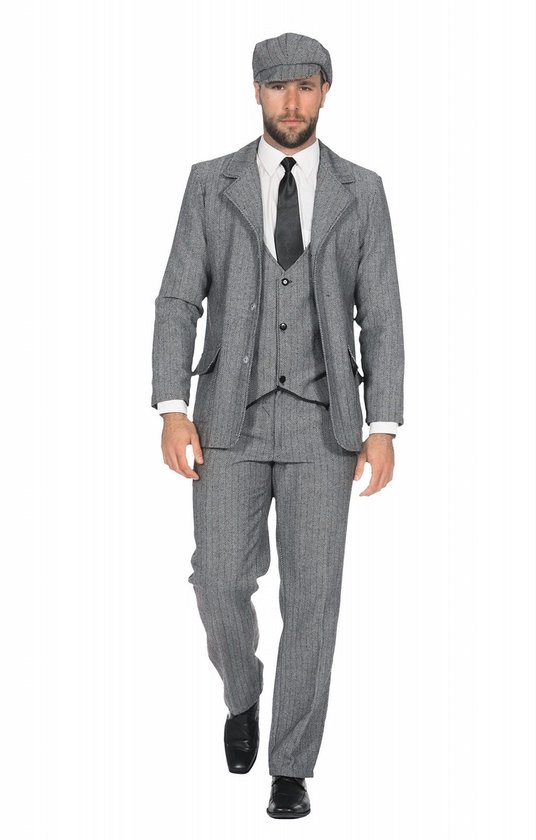 Colbert Peaky Blinders Roaring 20's Grijs - Maat 54