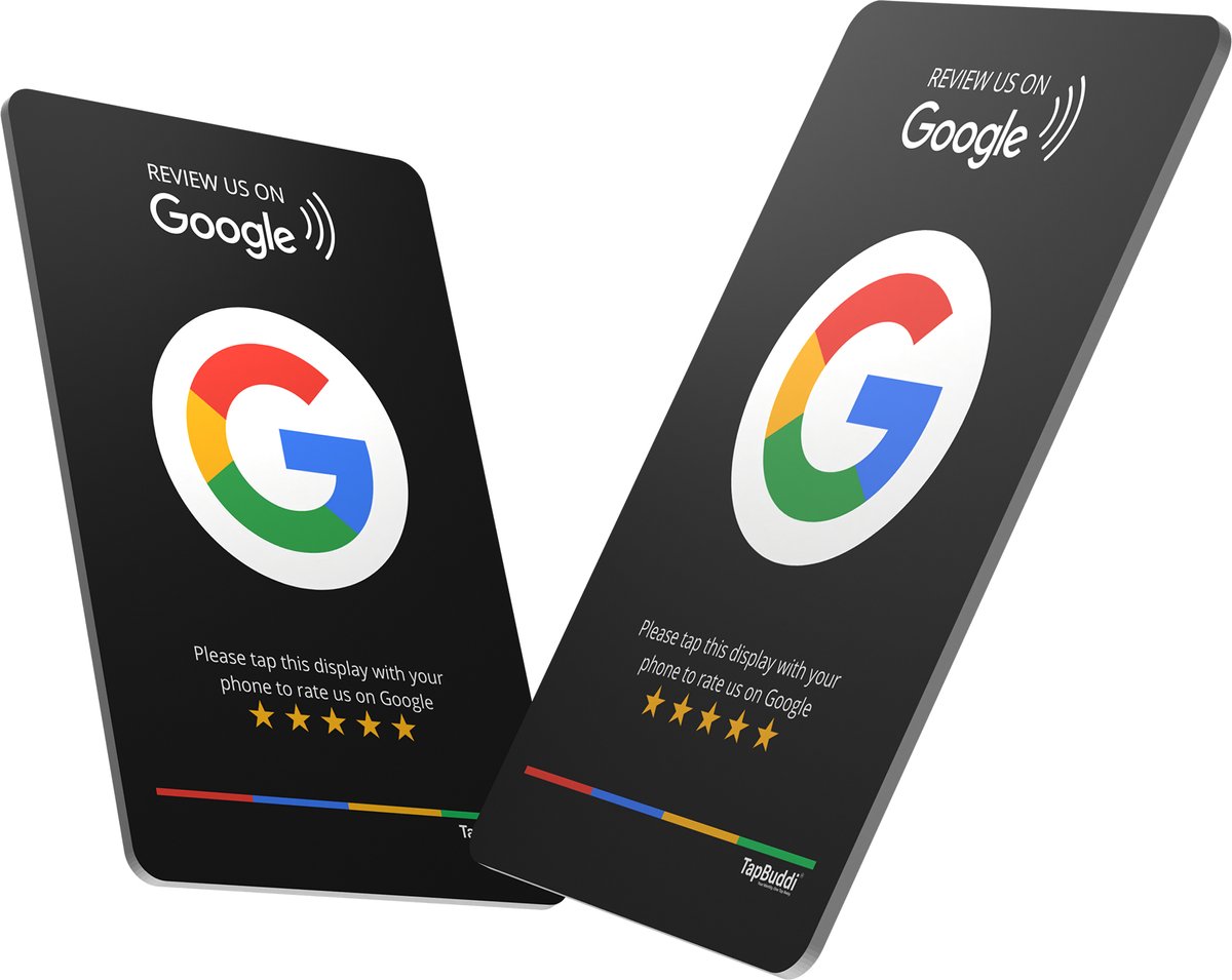 TapBuddi® MiniBooster – Verzamel Google Reviews met Eén Tik – NFC Reviewkaart