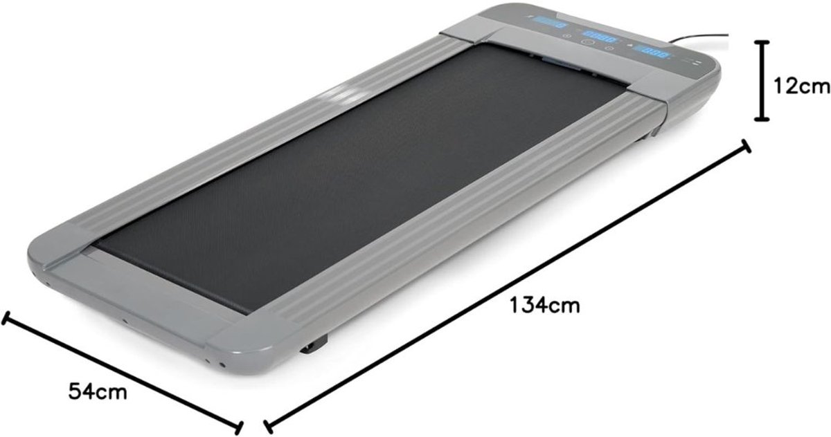 Walking Pad - Wandelband Fitness - Loopband Elektrisch - Grijs en Zwart