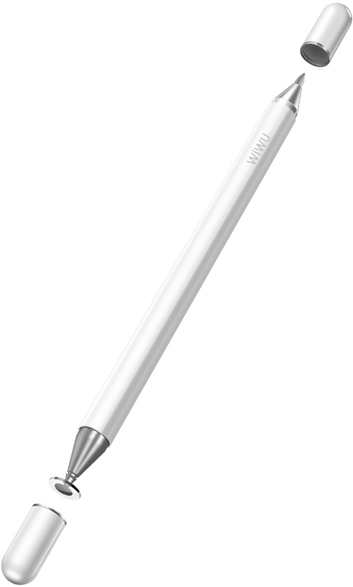 WiWu - Universele Active Stylus pen geschikt voor Apple en Samsung - Styluspen - Stylus pen tablet - Stylus pen iPad - Wit