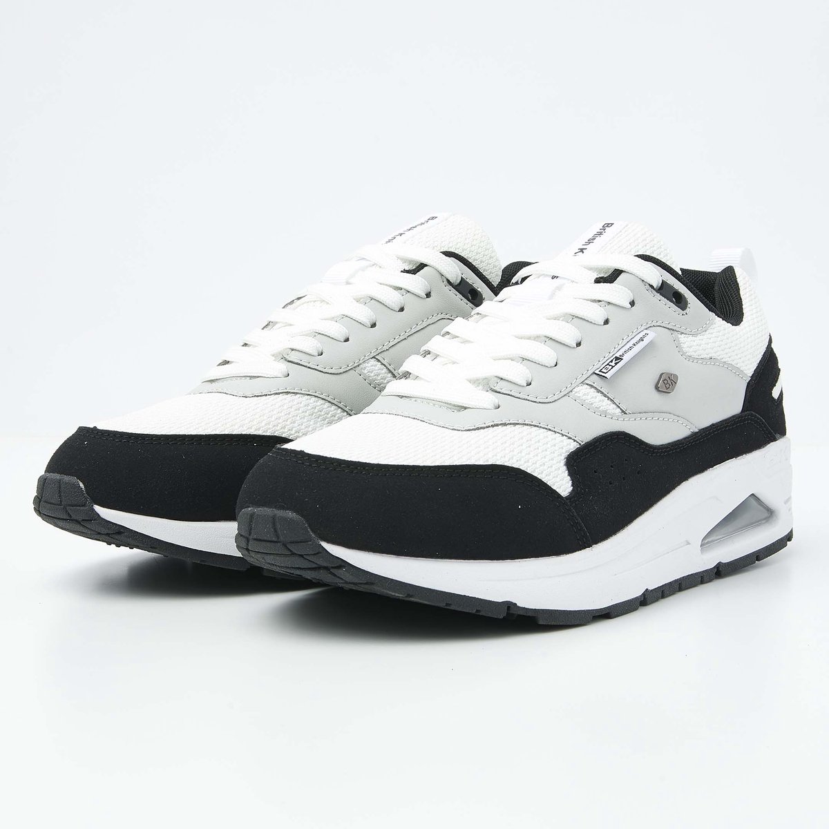 British Knights BK LENNOX- Laag Licht grijs Zwart