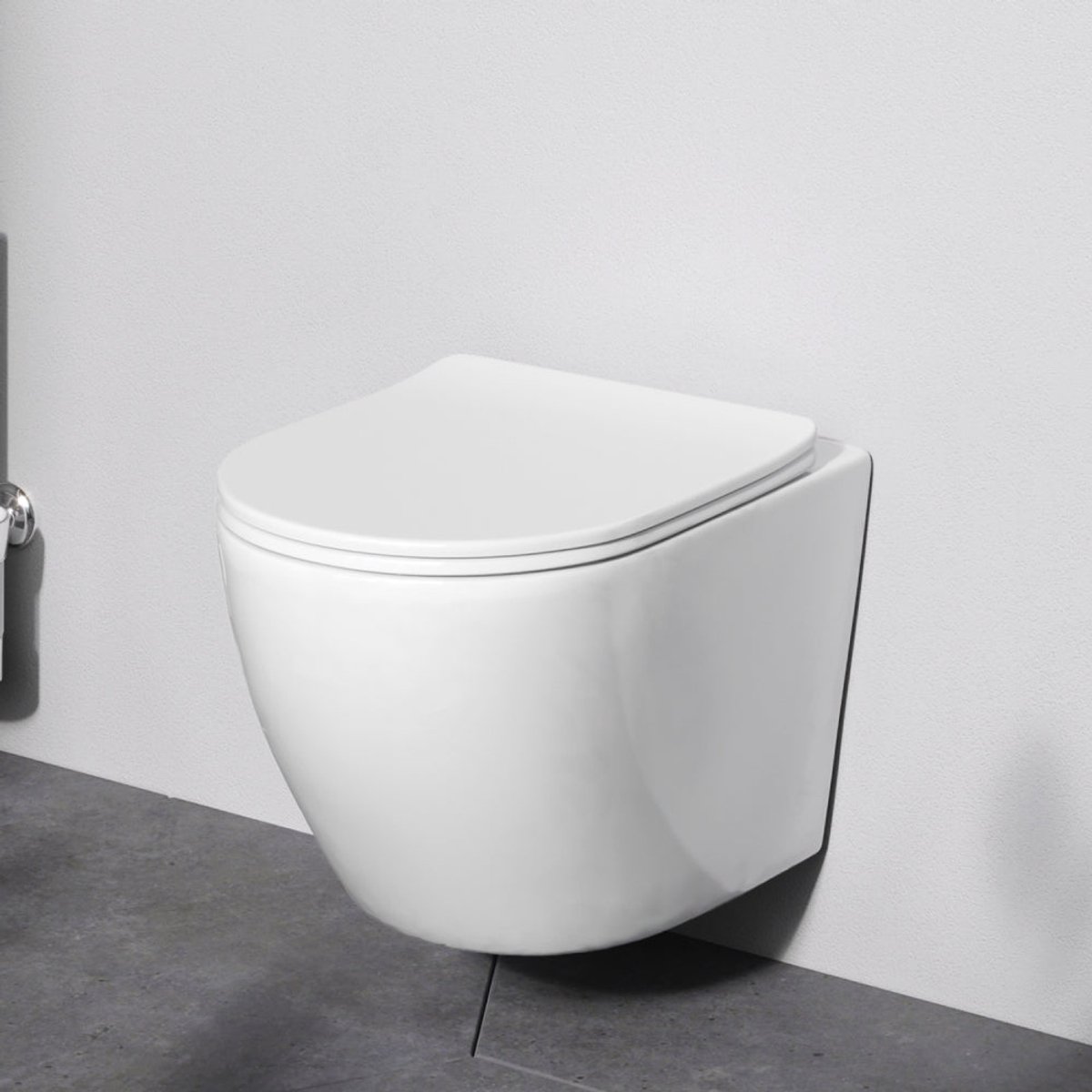 AM.PM Like - Hangtoilet - Softclose Toiletbril - Randloos diepspoel - AquaSpin - WC Pot