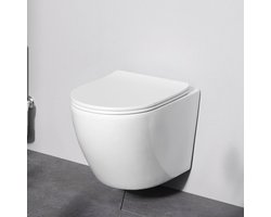 AM.PM Like - Hangtoilet - Softclose Toiletbril - Randloos diepspoel - AquaSpin - WC Pot