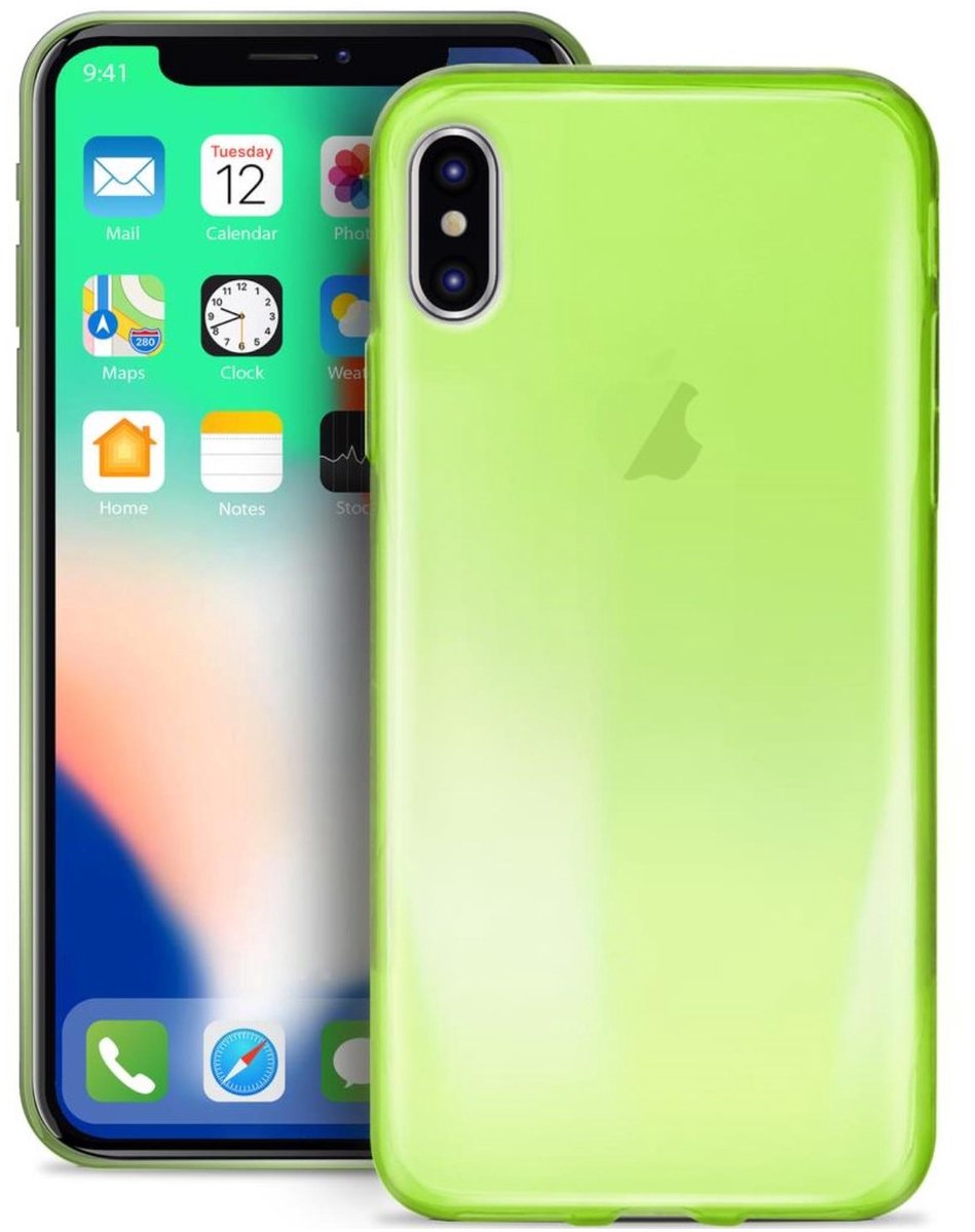 Puro zadnà kryt "0.3 NUDE" pro Apple iPhone X, zel