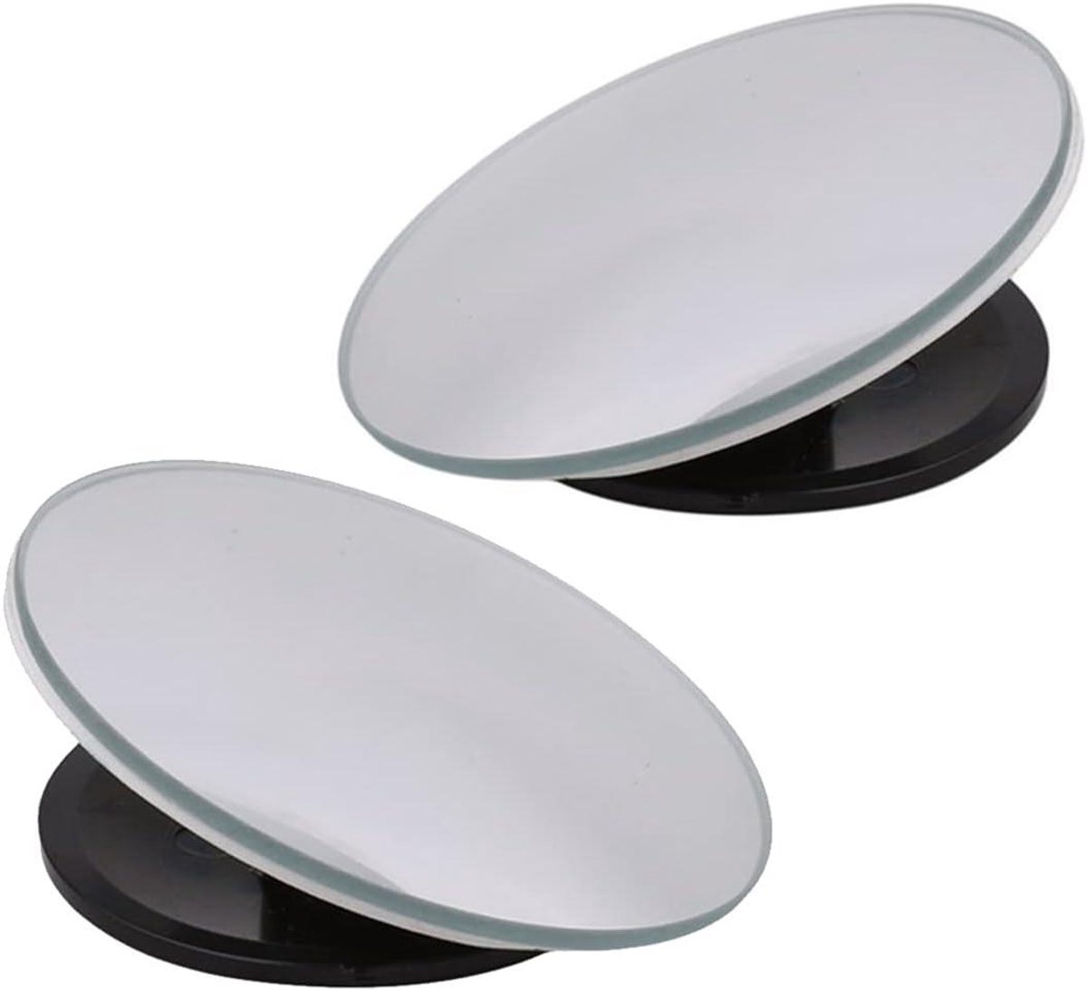 Image of 2 stuks 360 ° draaibare dodehoekspiegels voor auto - Verbeter jouw zicht in de auto met ronde dodehoekspiegels - Waterdicht