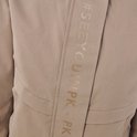 Veste beige pour femme avec bande et texte #SEEYOUNPK - PK - SPORTS.