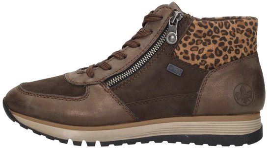 Bottes à lacets Rieker en synthétique marron - Taille 37