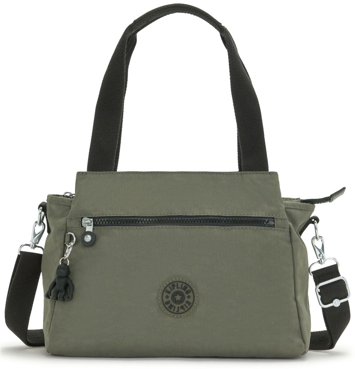 Kipling RIRI - Schoudertas - d k pink/zwart