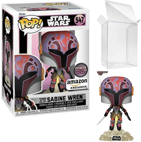 Funko Pop! Star Wars: Power of the Galaxy: Sabine Wren (with Darksaber) #547 Amazon Exclusive