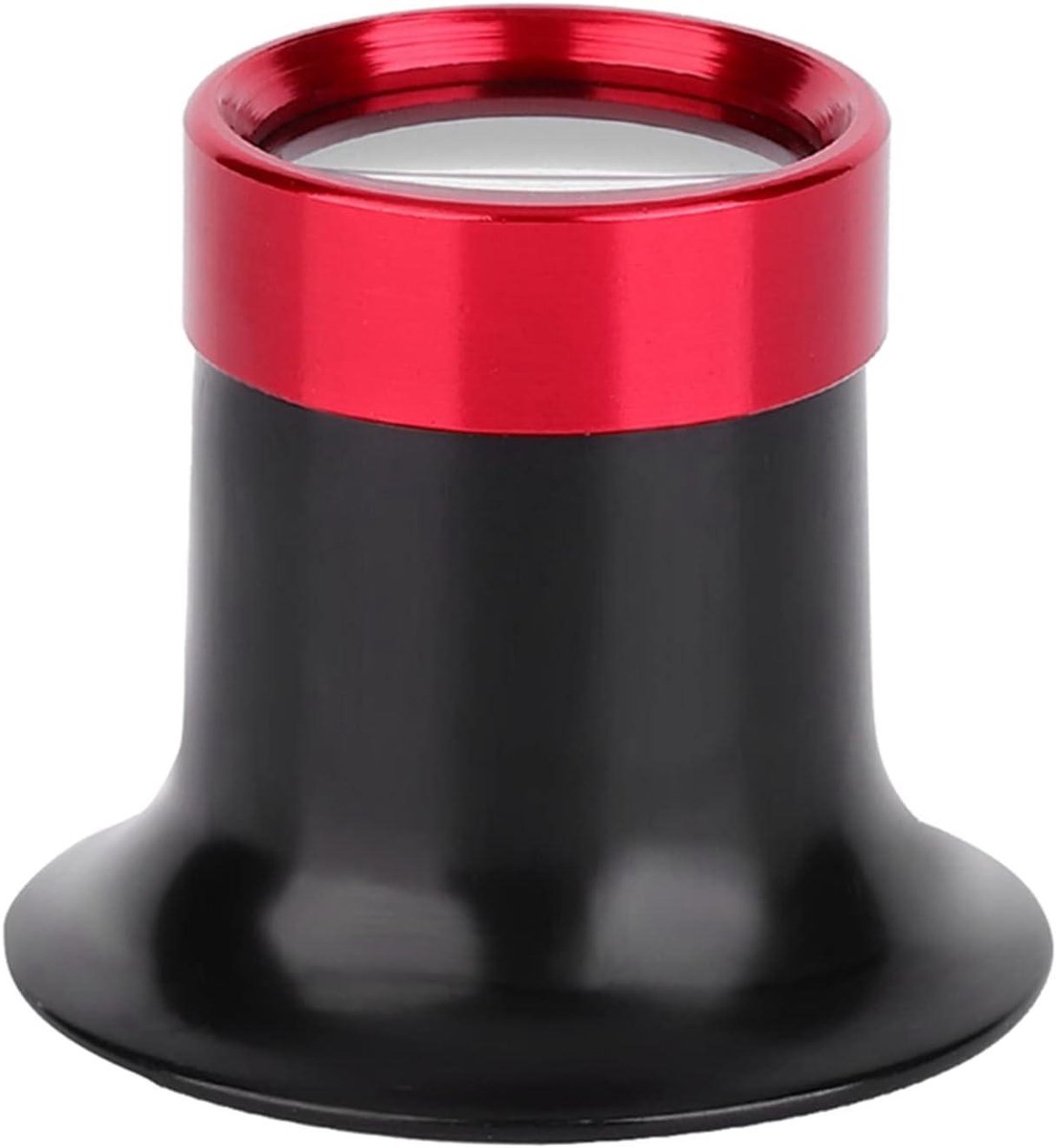 Allecto Plus - Oogvergrootglas Loepreparatie voor Horlogegereedschap - Vergrootglaslens - Eenvoudig Te Gebruiken - Onderhoud Horloge - Fijne Details - Rood en Zwart - Lichtgewicht