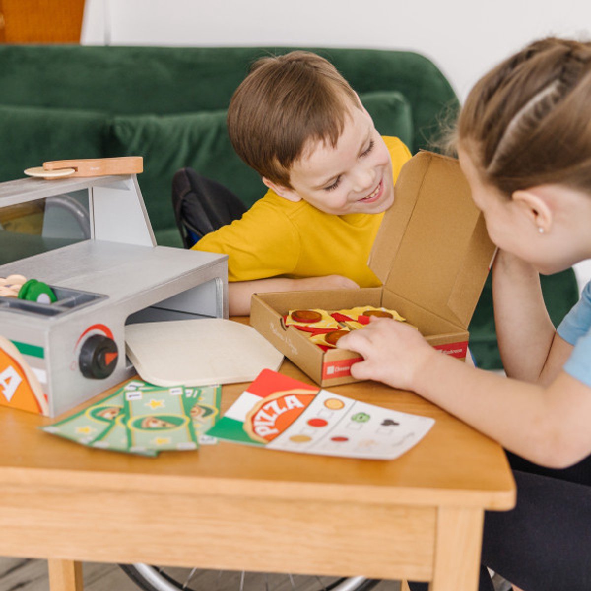 Melissa & Doug – Houten pizzawinkel speelset – 41-delig — afbeelding 7