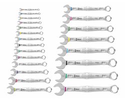 Wera 05020232001 6003 Joker 22 Set 1 Ring-steeksleutelset 22-delig Sleutelbreedte (metrisch) 8 - 23 mm