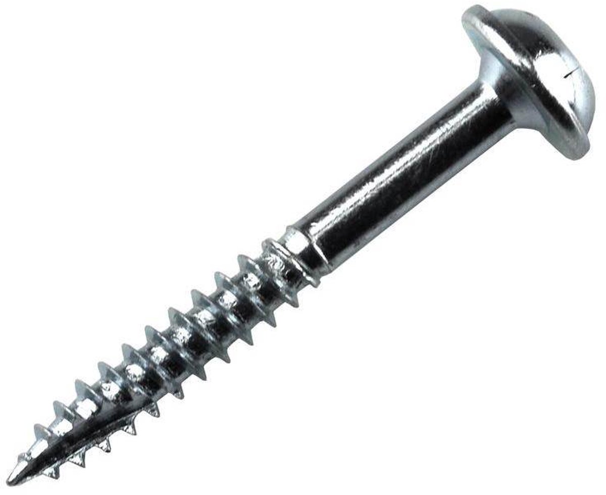 Kreg Pocket boring schroeven met sluitringkop, fijn, 32 mm, #7, zink gecoat, 1200 stuks