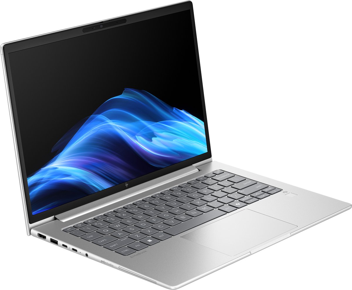 HP EliteBook 6 G1a Next Gen AI PC Copilot+ PC AMD Ryzen AI 5 340 Laptop 35,6 cm (14") WUXGA 24 GB DDR5-SDRAM 512 GB SSD Wi-Fi 6E (802.11ax) Windows 11 Pro Zilver