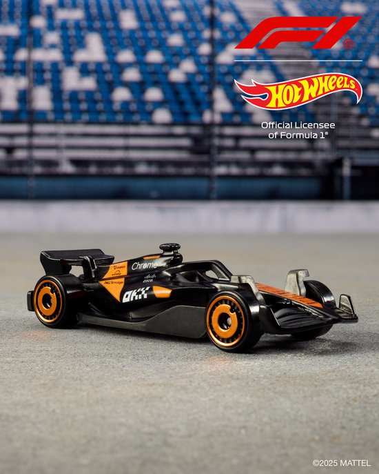 Pack de 5 voitures de l'équipe de course de Formule 1 Hot Wheels