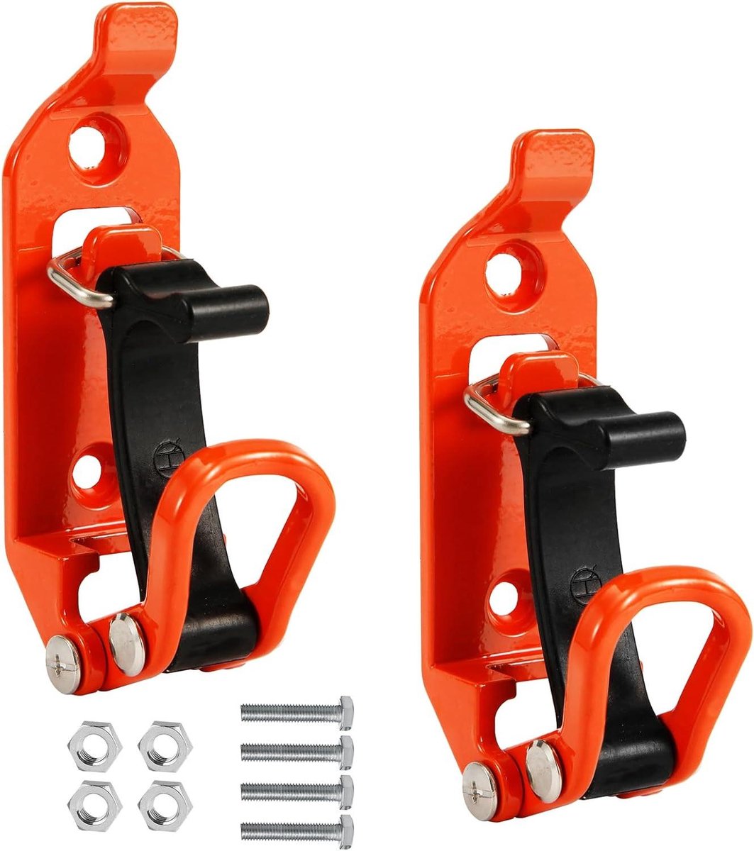 Allecto Plus - Dakdrager Scoophouder voor Dakdrager Accessoires (Rood) met Beugels Kit voor Auto Truck Boten