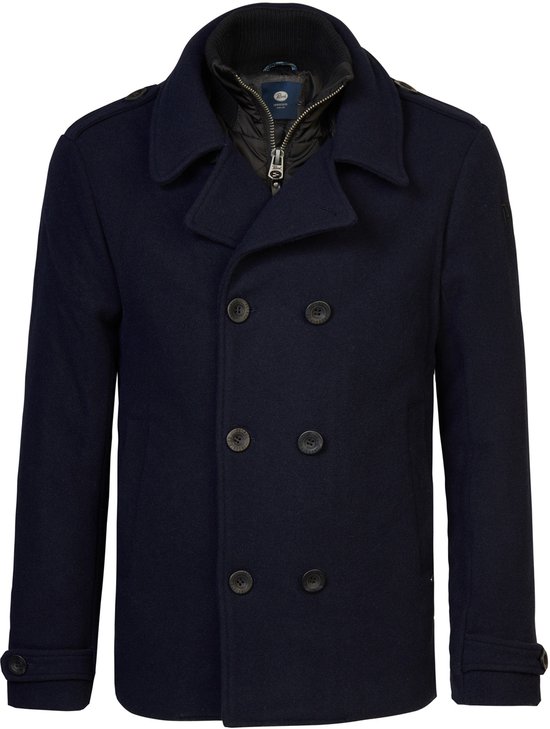 Petrol Industries - Heren Peacoat Jas Chequamegon - Blauw - Maat XL