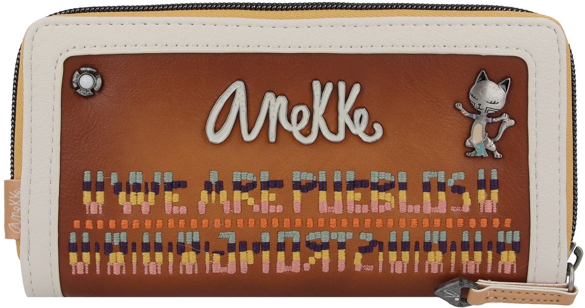 Anekke Menire Portemonnee RFID-bescherming 18.5 cm - Dames - Horizontaal - mehrfarbig