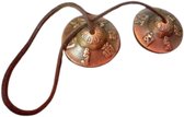 Tingsha mini cimbalen - mantra - 6,5 cm - Om Mani Padme Hum