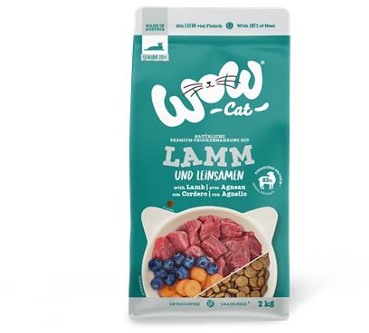Wow WOW Cat - Senior Lamm | 2kg