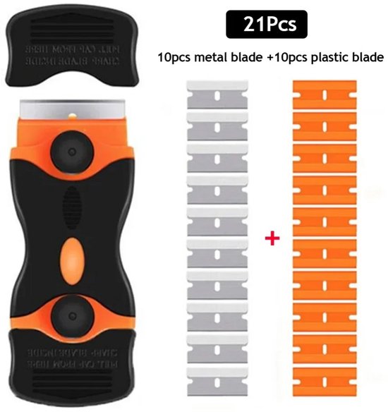 Grattoir pour plaque de cuisson - Grattoir à vitre - Grattoir à Verres pour éliminer les rayures - Nettoyage four-cuisine-maison-fenêtre