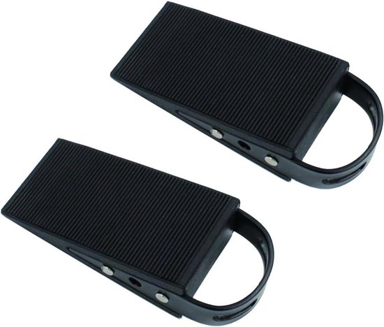 Deurstoppers Voor Onderkant Van De Deur - 2 Stuks Stevige Stapelbare Rubberen Deurstoppers Wig Voor Tegels Betontapijt Hout Geel