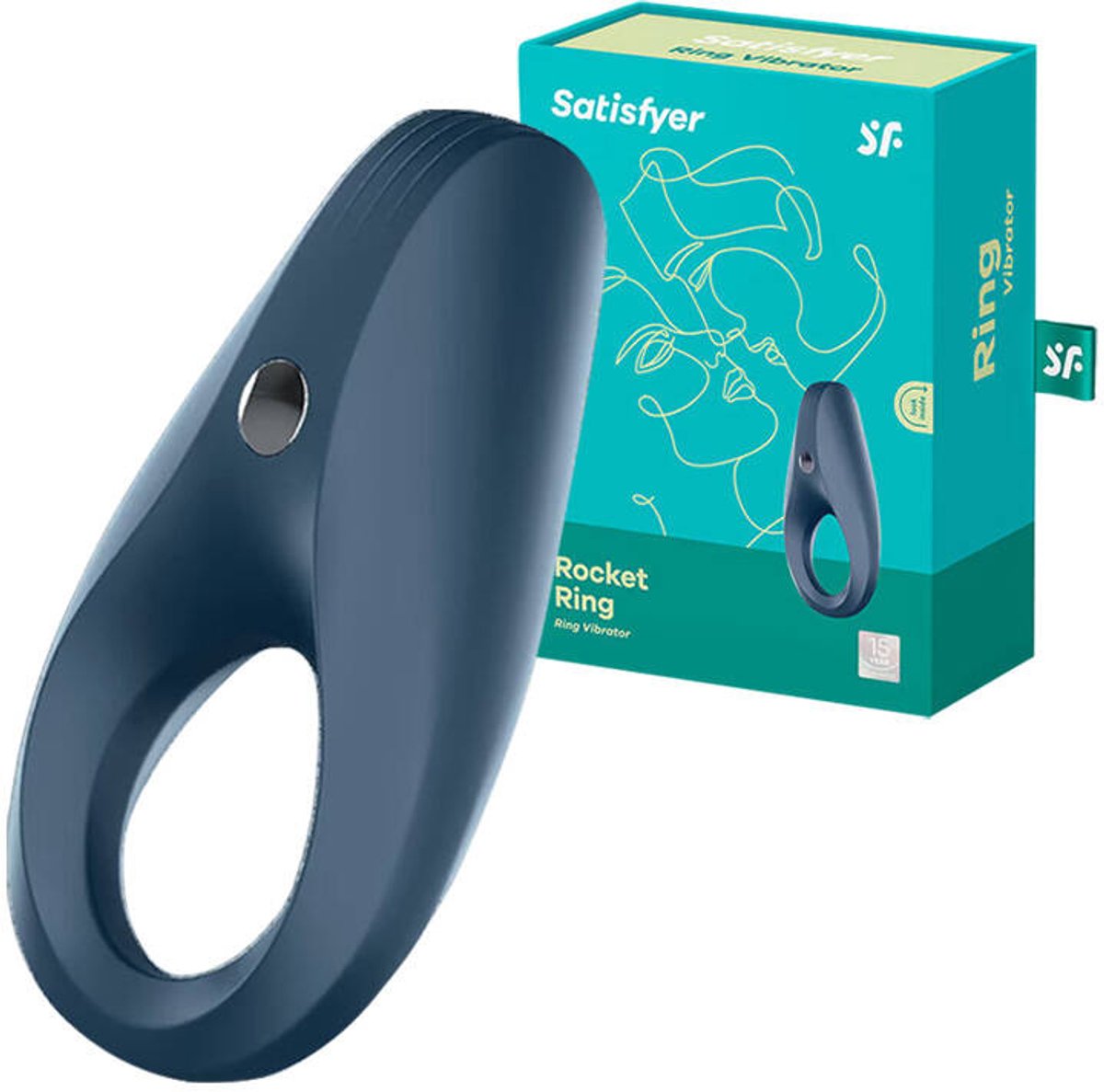 Goedkoopste EIS, Satisfyer penisring Vibro-Ring , oplaadbaar, gemaakt van siliconen, waterdicht