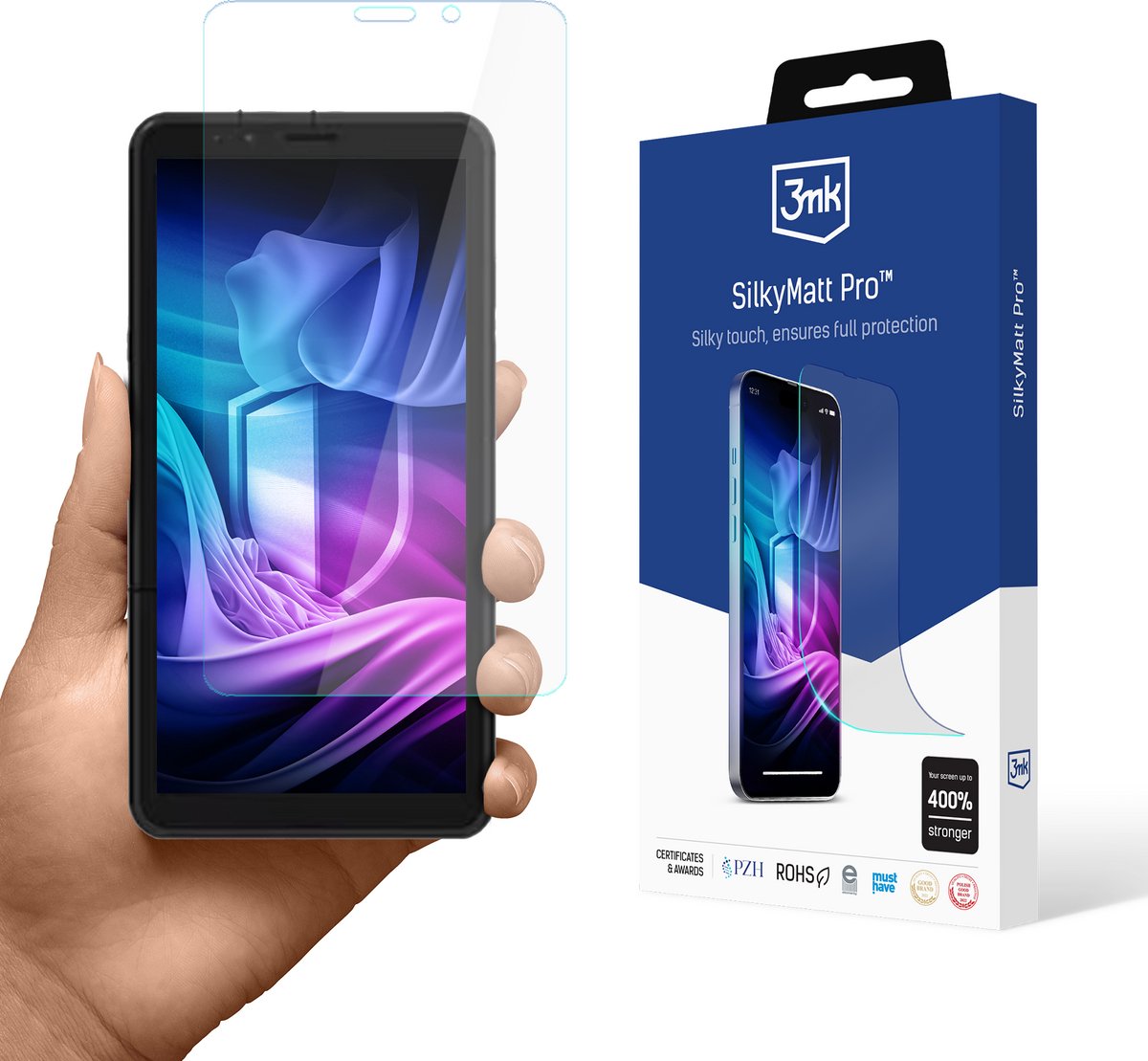3Mk Bigme Hibreak Gehard Glas Voor Iphone 13 14 15 Mat Anti-Reflectief