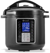 Bol.com Multicooker - 11-Delige Set - 6L - 12 Automatische Programma's - Slowcooker Rijstkoker Stomer Snelkookpan - Grijs - van ... aanbieding