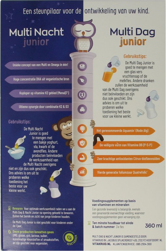 Vitakruid Multi Dag & Nacht Junior -