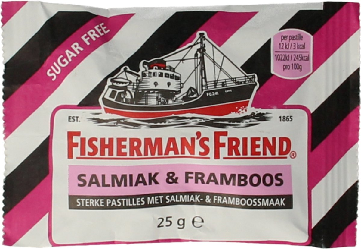 Fisherman's Friend Framboos suikervrij 25 Gram
