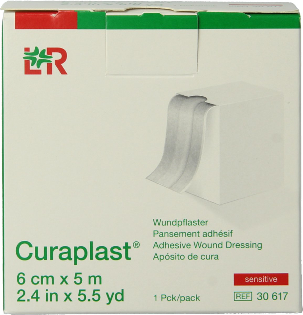 Goedkoopste Curaplast Sensitive wondpleister 5m x 6cm 1 Rol