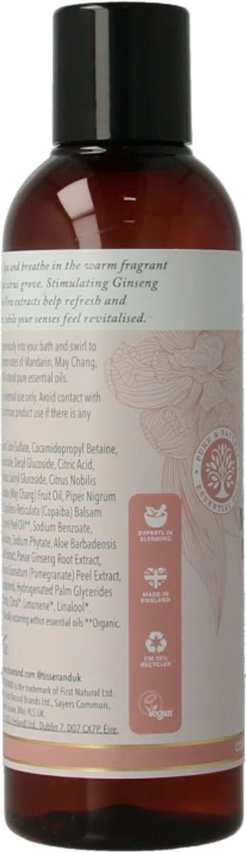Goedkoopste Tisserand Bath soak mandarijn & may chang 200 Milliliter