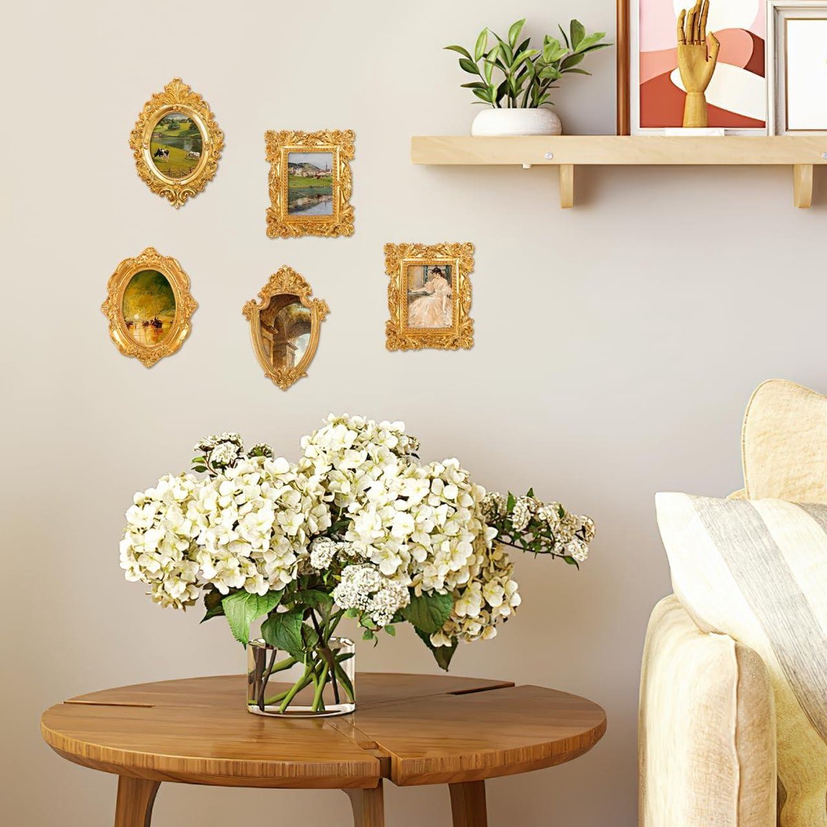 Prachtige Gouden Barokstijl Fotolijst - Handgemaakt van * * Oriëntatie, Elegant Woondecoratie Accent * Cadeau Idee voor Vrienden en Familie