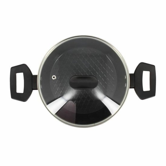 Dutch oven - MENASTYL - 6020646 - Gesmeed aluminium - 20 cm - Zwart - Geschikt voor alle warmtebronnen inclusief inductie van MENASTYL — afbeelding 4