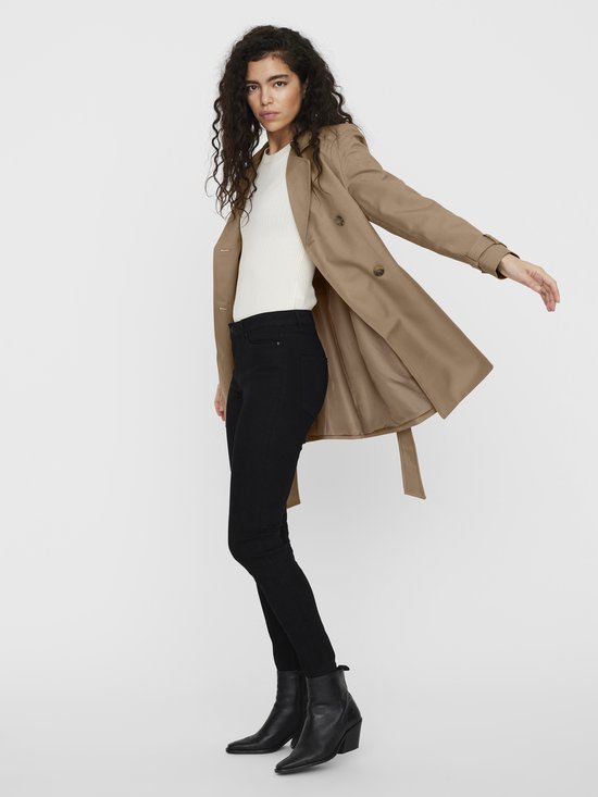 VERO MODA Vmgretakylie Coated Coat Noos mantel voor dames, turf, S