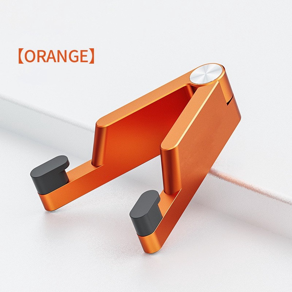 Aluminium bureautelefoonstandaard - Oranje