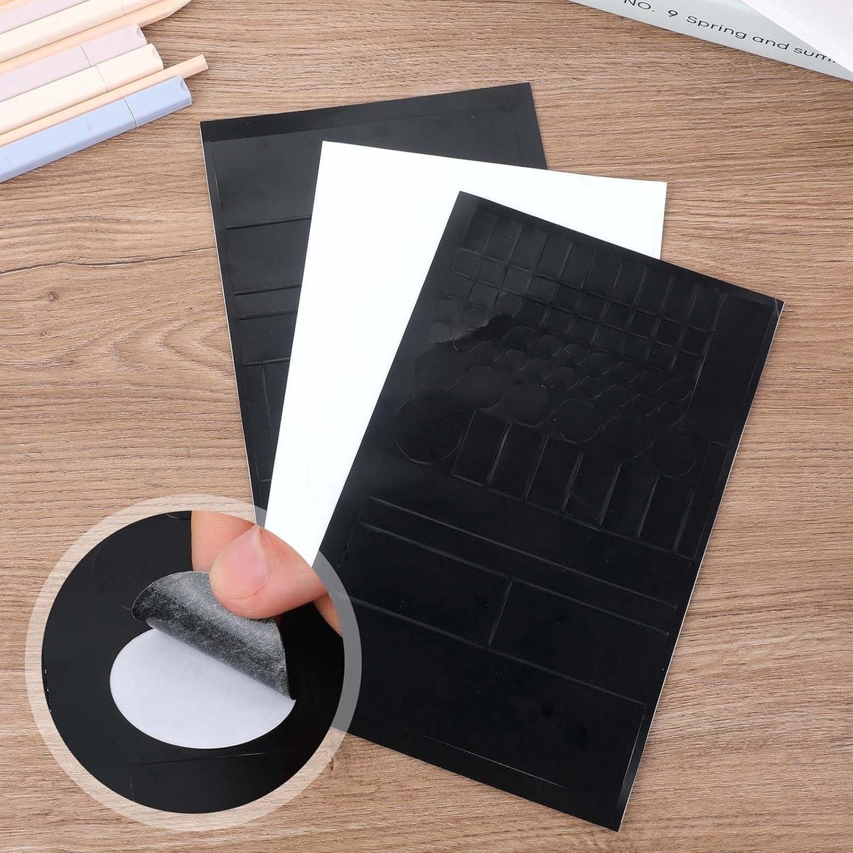 1 Rouleau D'Étiquette Autocollant Étiquettes Carrées Imprimante De