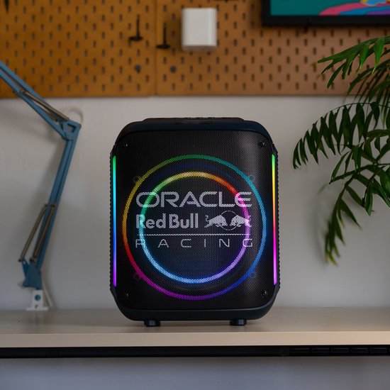 Oracle Red Bull Racing Bluetooth Speaker - Draagbare Party Speaker met LED Verlichting, 60W Max Vermogen, USB, AUX & True Wireless (RB-SK240) van Merkloos — afbeelding 4