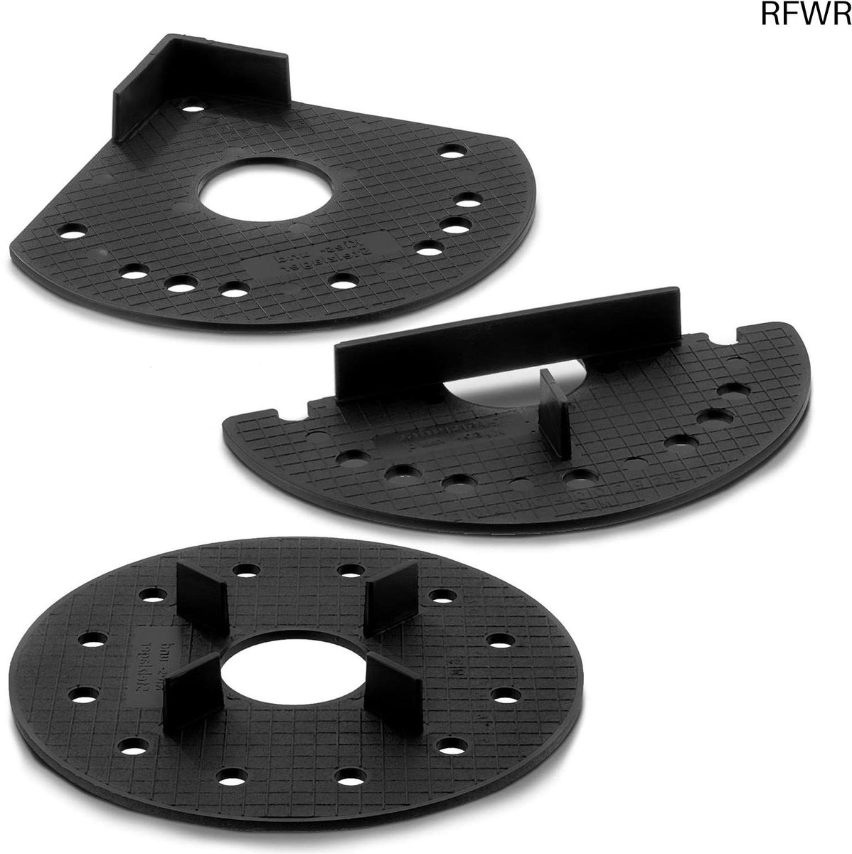 RFWR® Splitbedlager set voor terrasplaten - 30 gehele, 20 halve, 4 hoeken - Voor buiten - Weerbestendig en eenvoudig te installeren