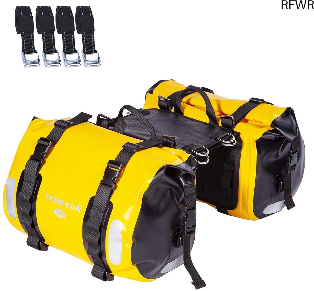 RFWR® Waterdichte Motor Zadeltassen 40L Tanktas voor Motorfietsen