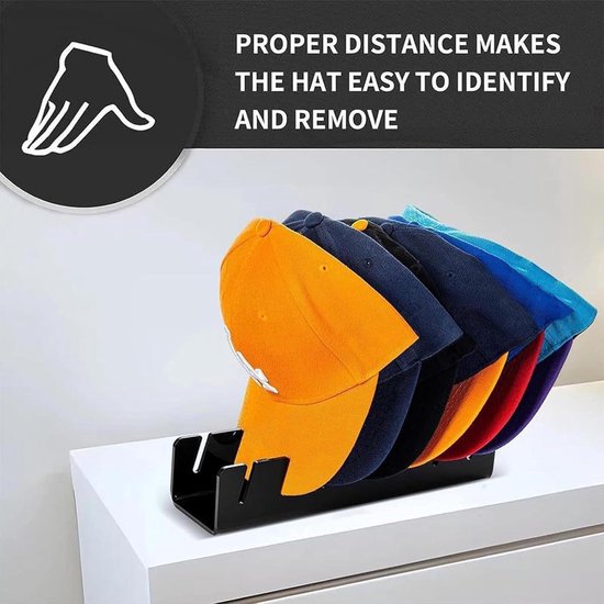 Acryl Cap Organizer Baseball Cap Organizer Hoedstandaard voor het presenteren van een