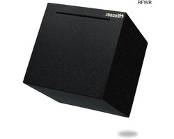 RFWR® Roestvrij Stalen Spaarvarken voor Volwassenen - Onbreekbare Spaarpot voor Geldsparen (12cm, Zwart)