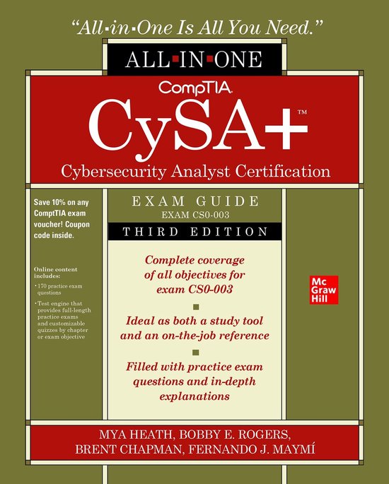 CompTIA CySA+ Cybersecurity Analyst Certification All-in-One ... - cover