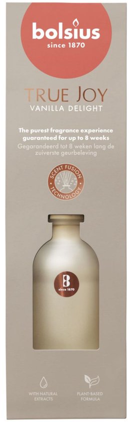 Bolsius - True Scents - Geurstokjes - 80 ml - Vanilla Delight