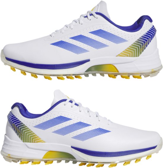 Adizero ZG Spikeless Heren Golfschoen Wit Lucblu van Merkloos — afbeelding 5
