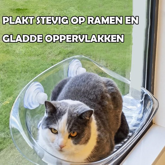 GUUSII HOME Katten Vensterhangmat Opvouwbaar Voor Fensterscheiben Met 4 GUUSII HOME Katten Vensterhangmat Opvouwbaar Voor Fensterscheiben Met 4