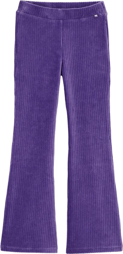 Leggings côtelés évasés en velours WE Fashion Filles