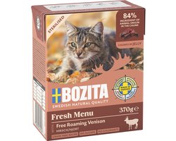 Bozita Kat - Tetra Recard Morsels in Saus Gesteriliseerd 6x370g - met hert