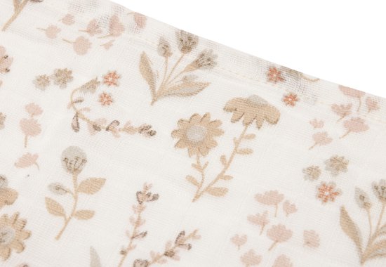 Jollein Baby Hydrofiel Washandje 15x20cm - Baby Washandje - Bloomy - 3 Stuks van Jollein — afbeelding 4